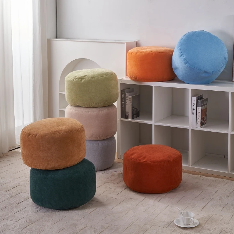 莫奈森林懒人豆袋脚踏蒲团榻榻米坐凳简约入户换鞋凳子EPP颗粒