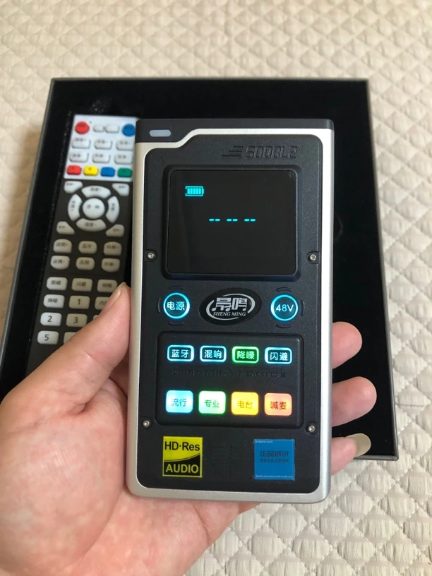 99新  【可优惠】二手正品晟鸣5000l2专业版黑色手机声卡直播唱歌