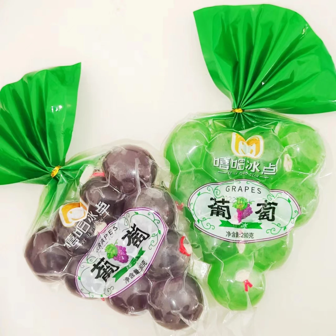 【T】晴王葡萄果冻+巨峰葡萄果冻爆皮葡萄好吃好玩