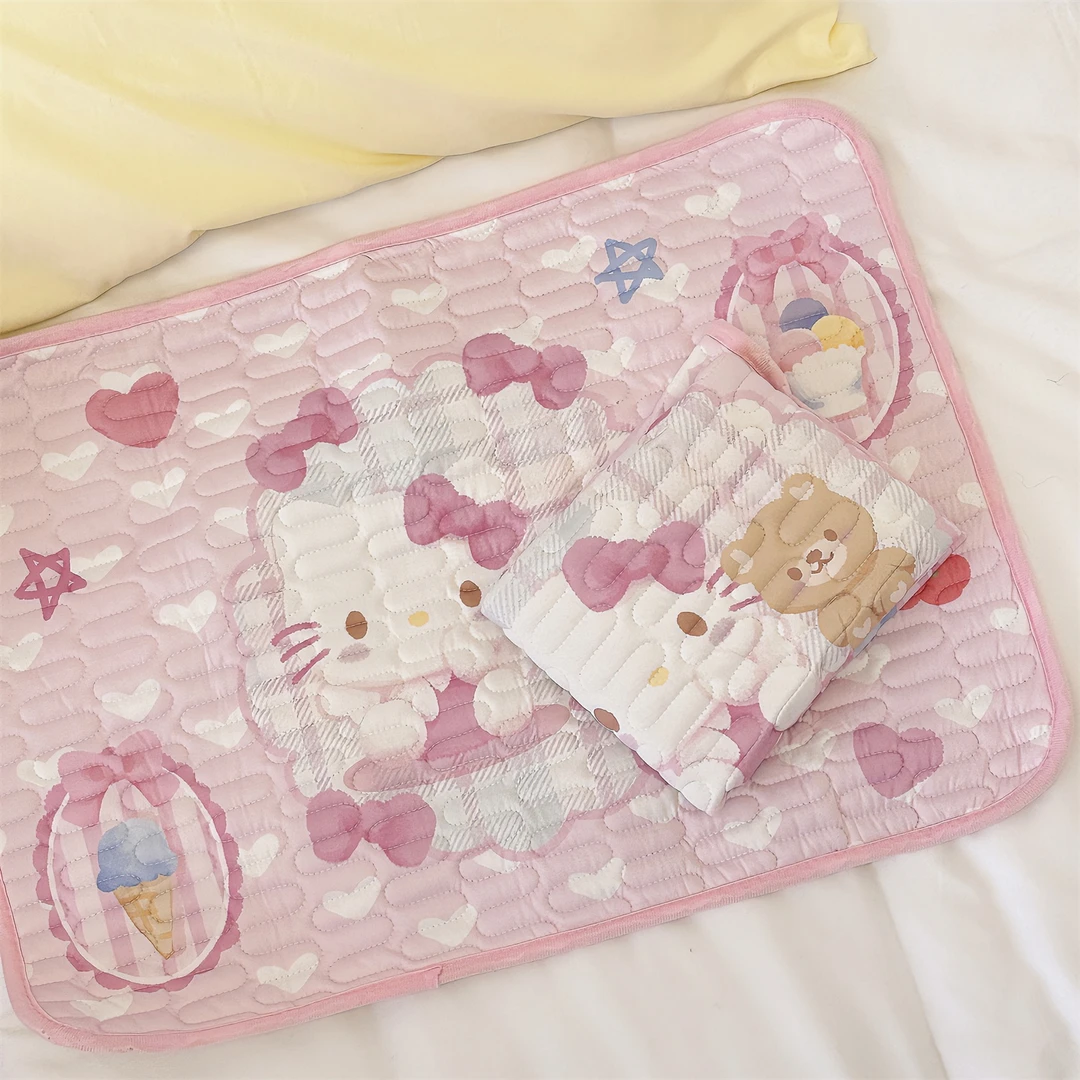可爱小熊猫咪姨妈垫生理期床垫月经垫宿舍床上防漏垫子防水可水洗