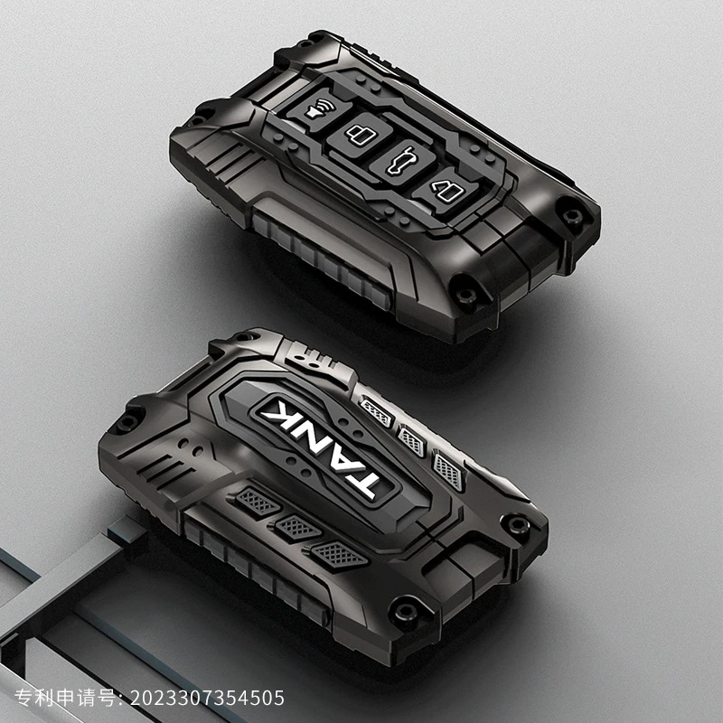 坦克400 500Hi4-T钥匙包300700钥匙壳套改装金属钥匙扣保护套用品