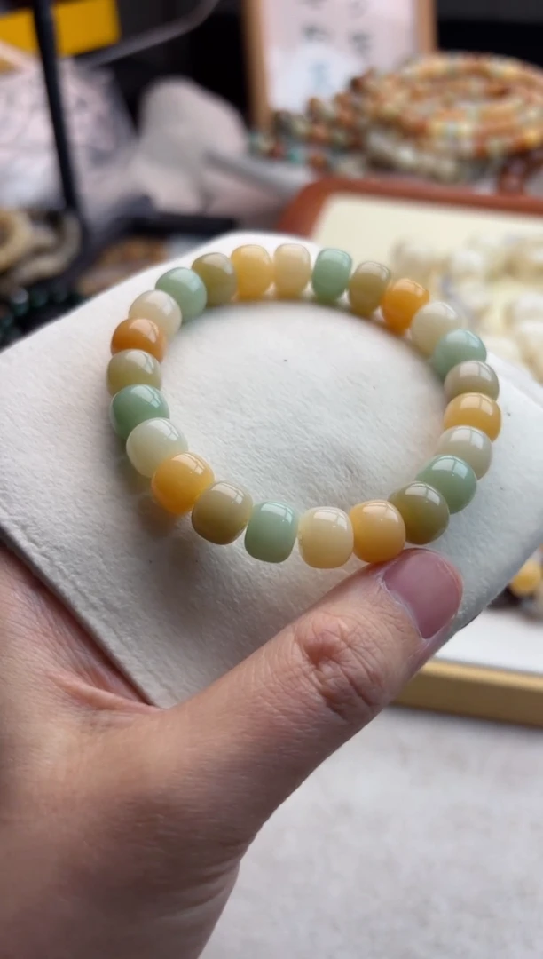 【闪购商品】菩提根/象牙果手串玉化籽小清新8*10mm