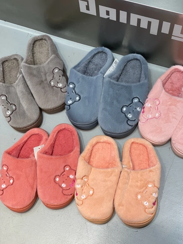 2025加厚底家居棉拖鞋男女秋冬保暖防滑毛绒拖鞋808