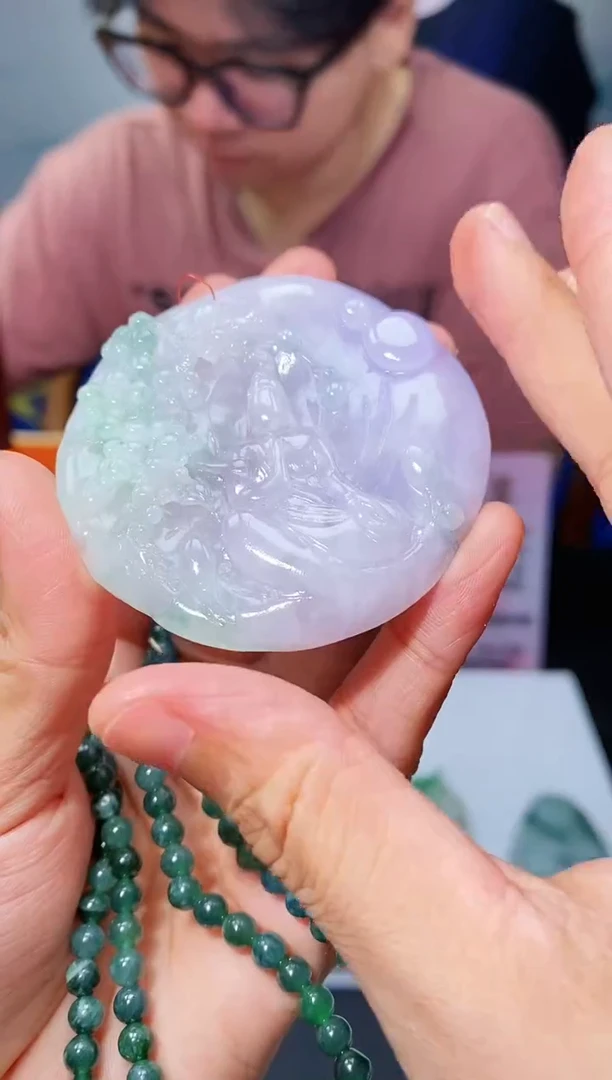 【闪购商品】翡翠颈饰未镶嵌T-@@ZHFC082376