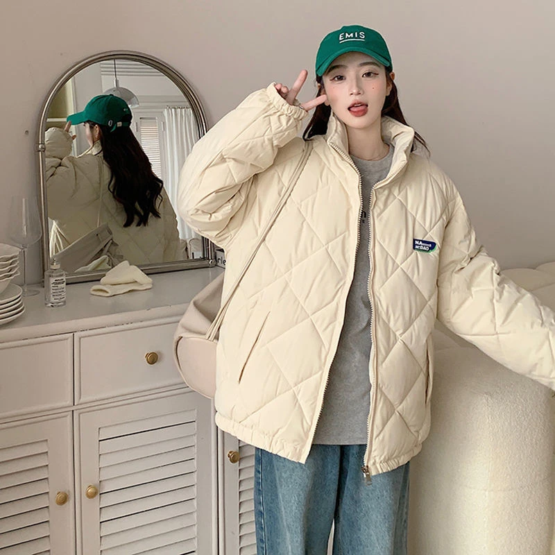 2023年季新款厚面包服学生短款棉衣棉服外套棉服女韩版宽松加