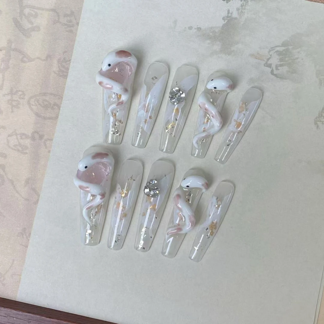 【白蛇】纯手穿戴甲