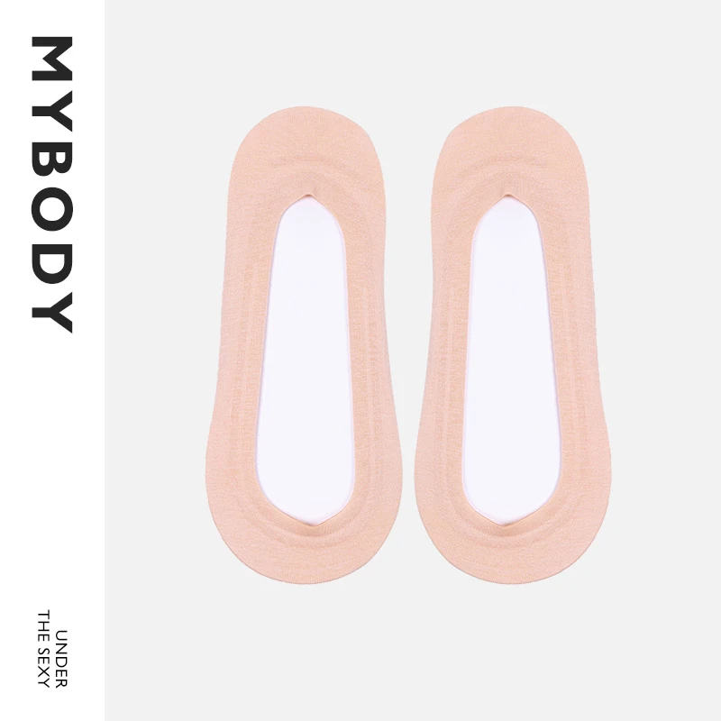 mybody短袜舒适无痕硅胶防滑脚底夏季透气薄款女生浅口隐形船袜