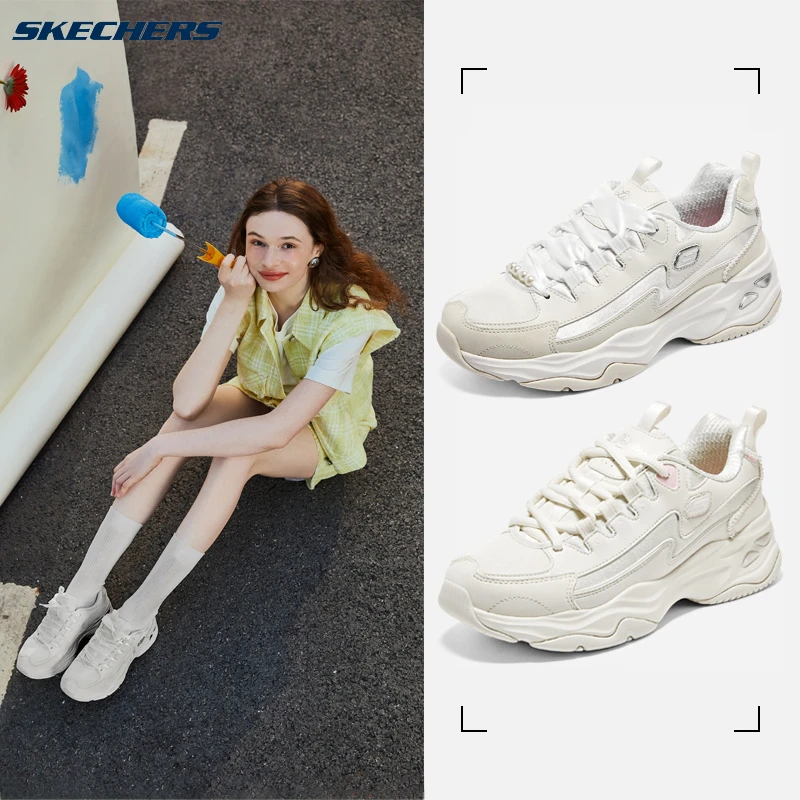 【赵露思同款/珍珠熊】斯凯奇女鞋复古时尚潮流穿搭老爹鞋百搭透气