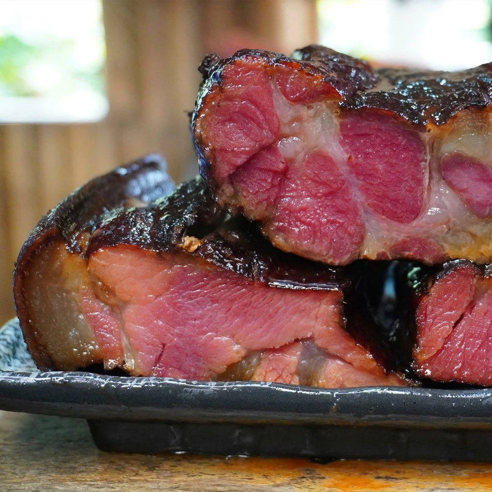 【腿肉】湖南特色美食 农家散养猪 柴火烟熏腊肉 前腿肉