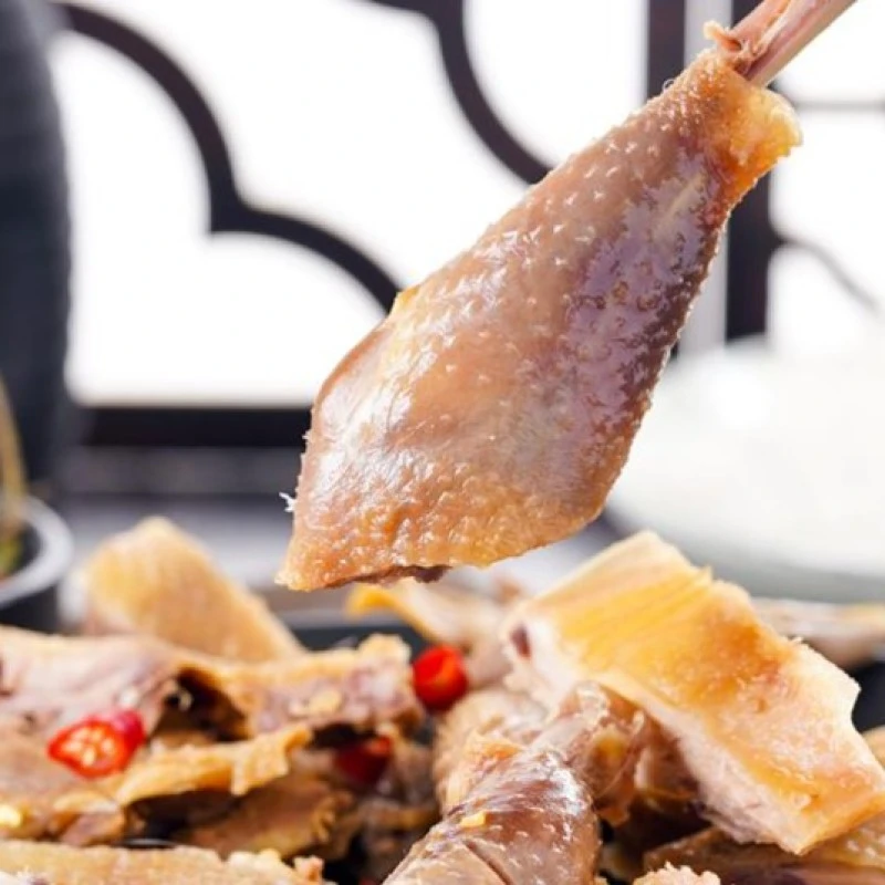 湖北特产尚香风干鸡农咸鸡手撕腊鸡腊货600克食用土鸡腊味香醇