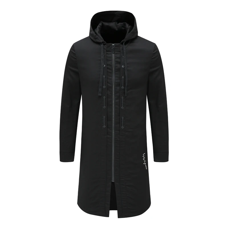 H1099秋冬男式棉衣 不可拆卸帽拉链防风棉服 时尚都市