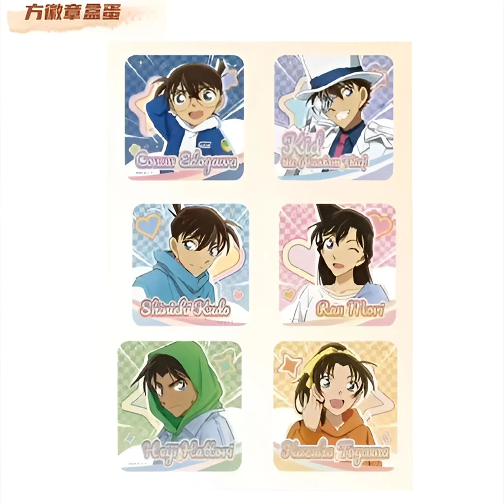 【新品】名侦探柯南30周年展咖啡厅限定方型吧唧 盲盒（默认代拆）