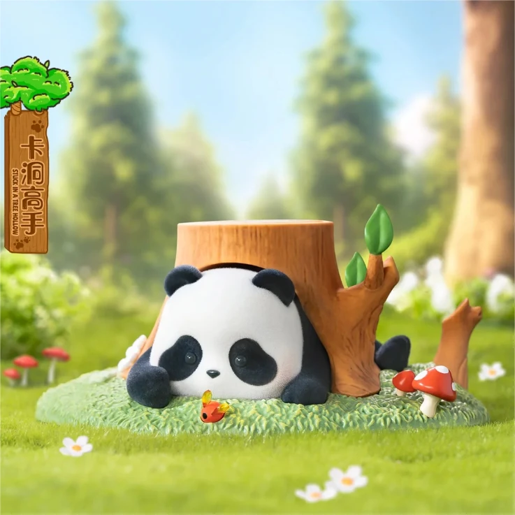 Panda Roll胖哒幼熊猫果果树系列盲盒手办可爱生日礼物桌面摆件
