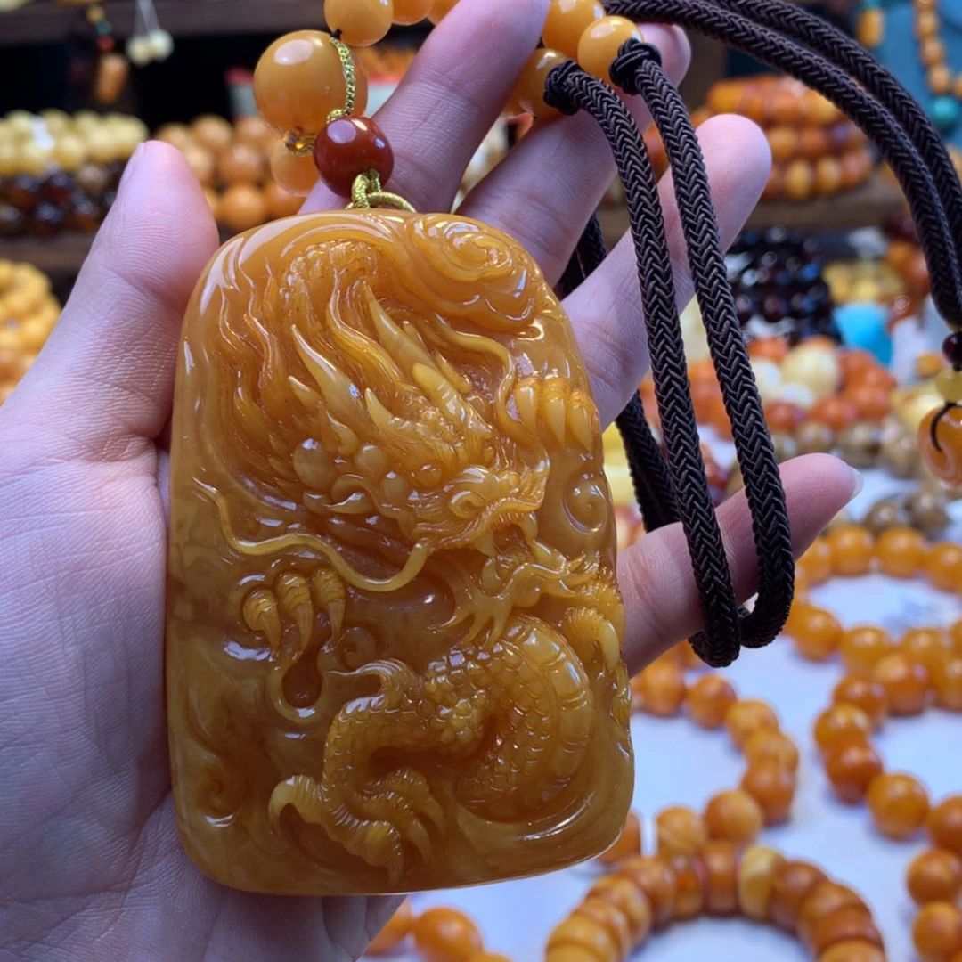 【闪购商品】琥珀吊坠(赠链)未镶嵌