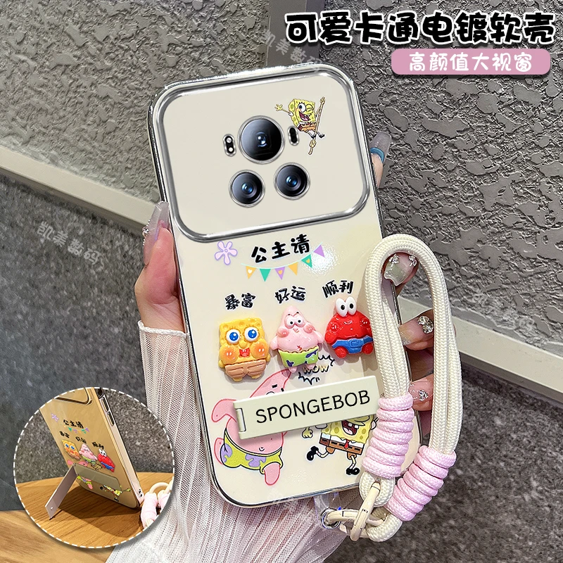 适用荣耀magic6手机壳magic6pro好运顺利大视窗折叠支架女款保护