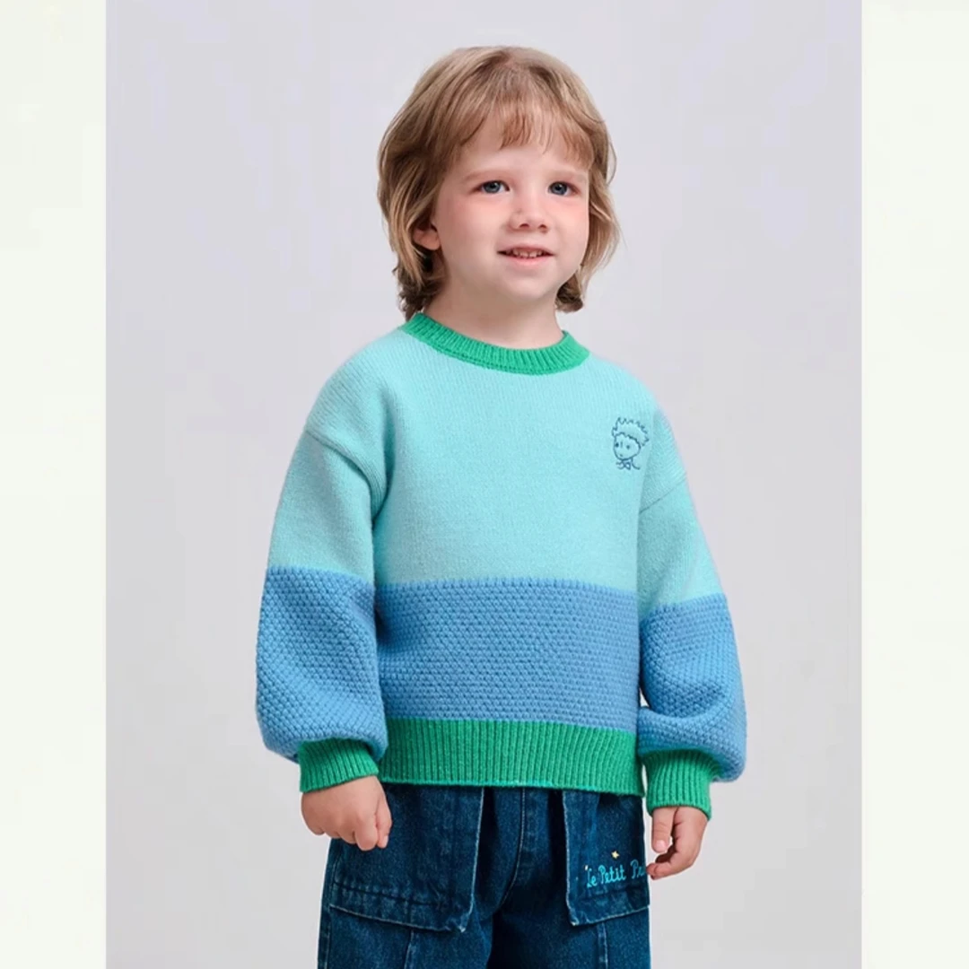【小王子联名款】儿童秋冬季百搭厚款中性毛衣XD4MY568