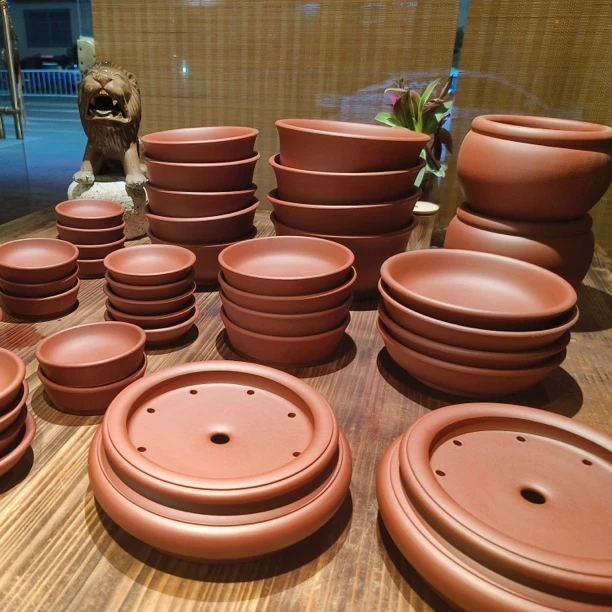 茶海茶盘杯承壶承盖承明式水缸6寸水钵杯钵茶渣缸邓枫纯手工