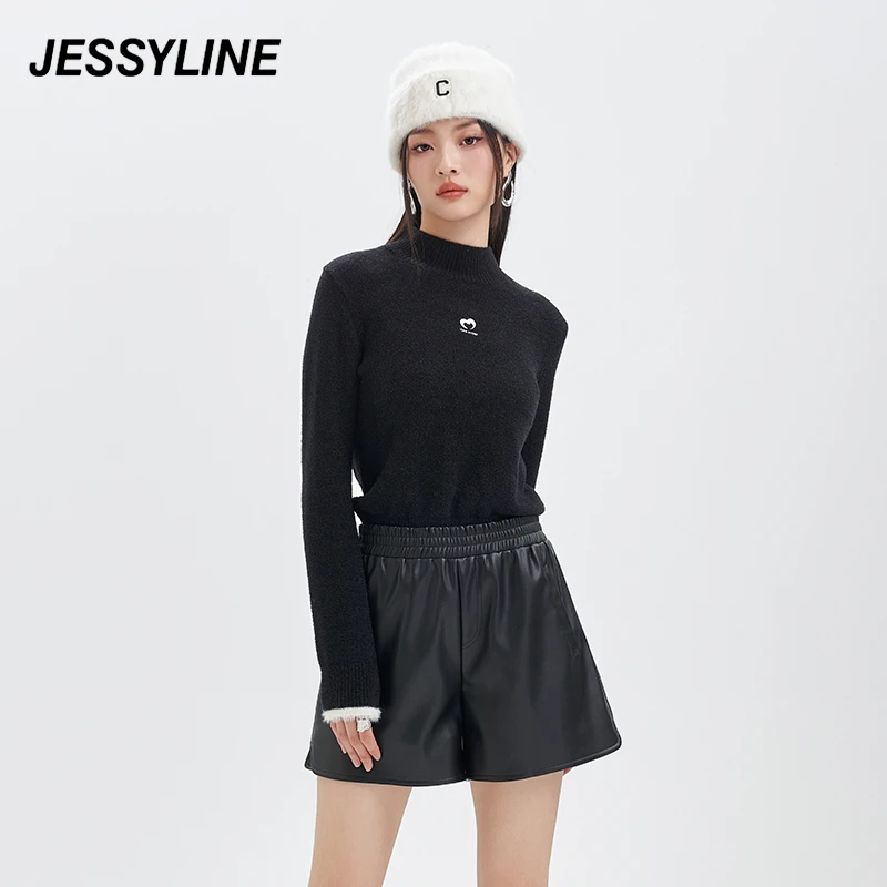 6200【大叔专享】jessyline冬季新款女装杰茜莱套头针织毛衫女