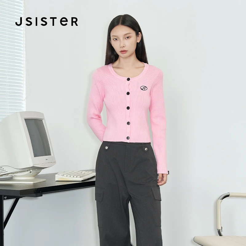 4759【马琦尧专属】jsister 2024秋装新款 JS女装修身针织 打底衫女