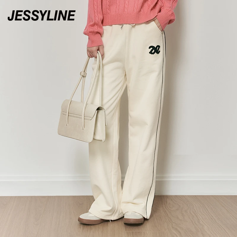 0144【马琦尧专属】杰茜莱直筒裤女2024秋新款百搭卫裤 jessyline