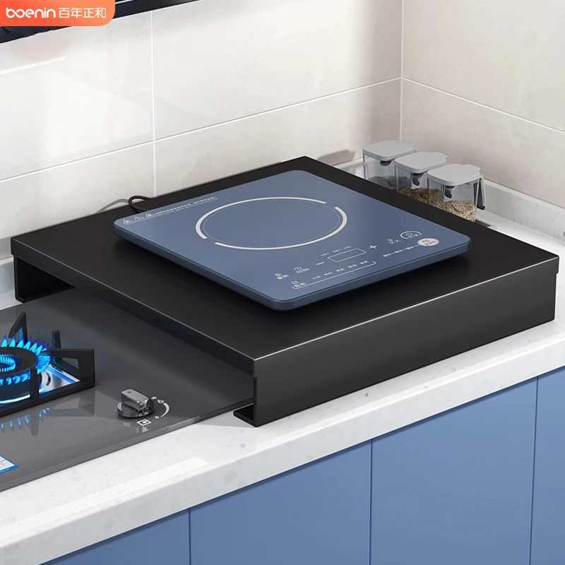 厨房燃气灶罩板煤气灶盖板托防滑锅架遮挡板炉台专用加厚支架罩W