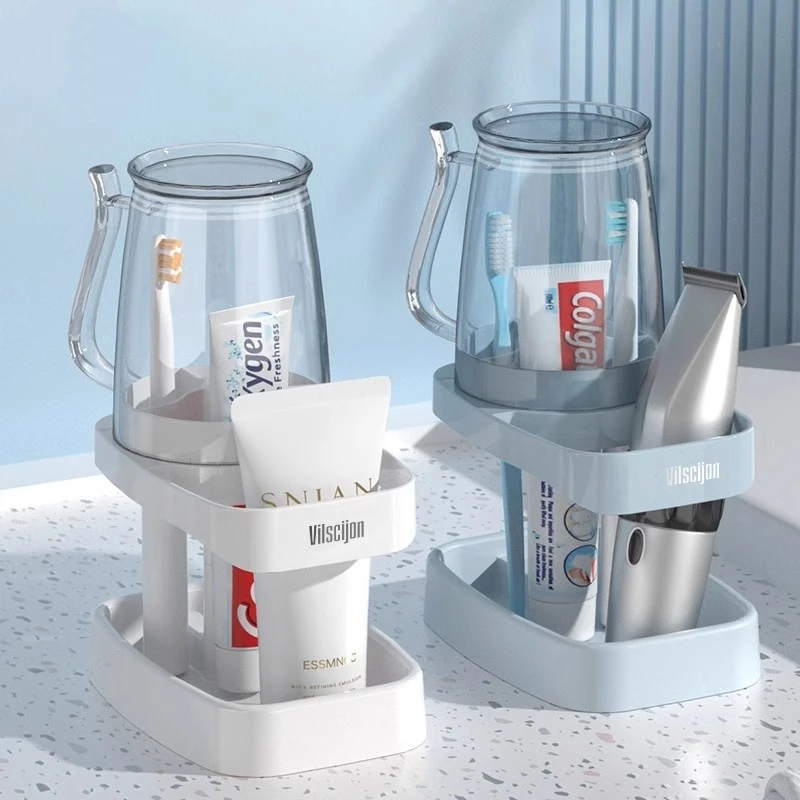 牙杯漱口杯子家用学生宿舍住校牙刷杯套装牙具牙缸洗漱用品置物架