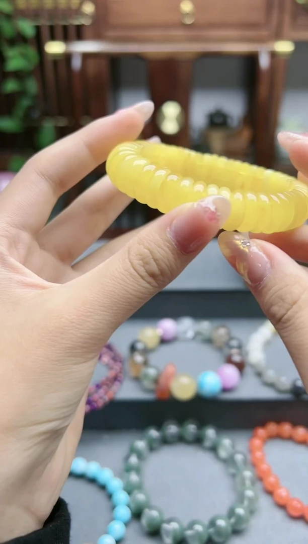 【闪购商品】蜜蜡裸石未镶嵌蜜蜡手串*1 GW
