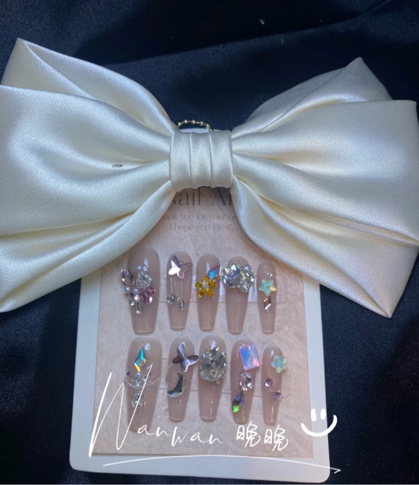 《梦若星尘》晚晚纯手工穿戴甲