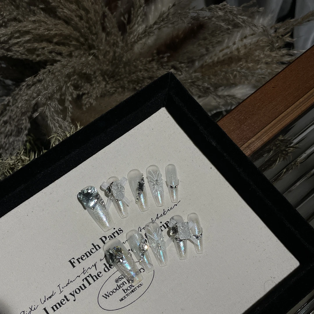 《梦蝶》晚晚纯手工穿戴甲