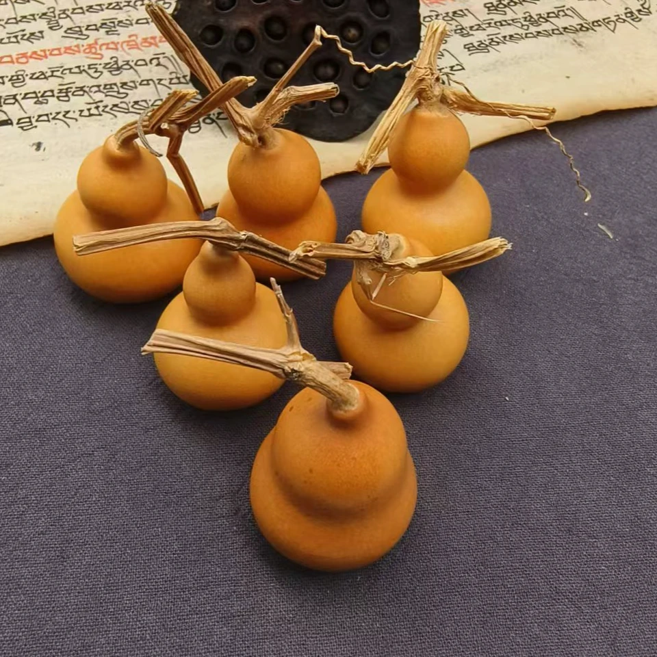 民族手工编织手把件老葫芦