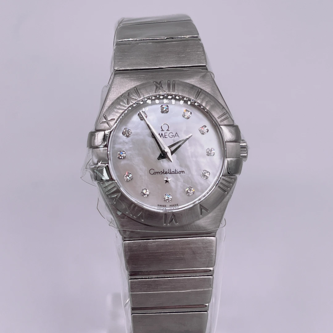 95新 Omega/欧米茄 嘉兴慕时名品，欧米茄星座女表，27口径，