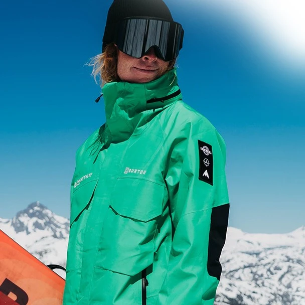 BURTON伯顿雪季男士DAYBEACON 3L防水滑雪服户外运动透气防水