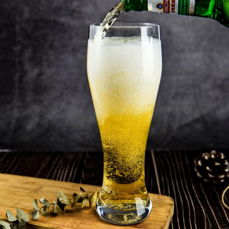 山河·丰腰   世界杯同款500ml大容量无铅水晶玻璃啤酒杯