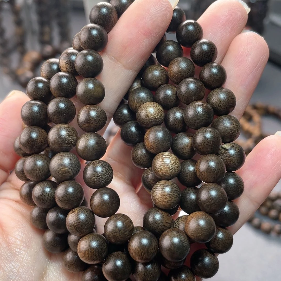 沉香手串芽庄紫棋