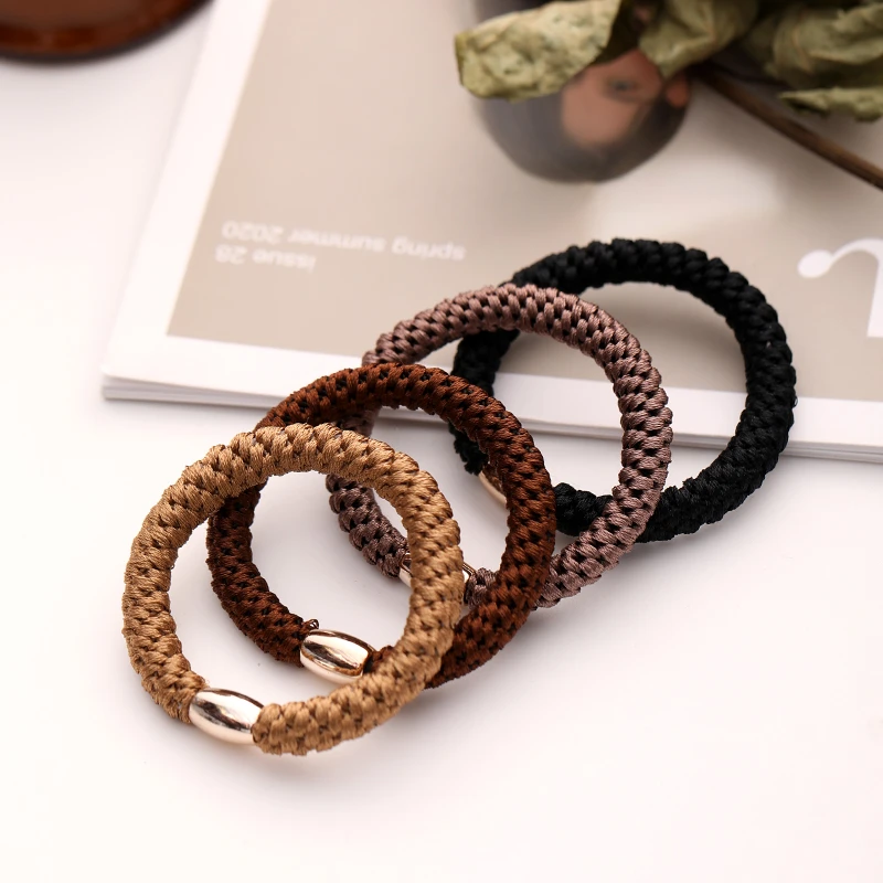 抢!【超值5条装】天王嫂昆凌同款发圈女高马尾发绳高弹力耐用不伤发