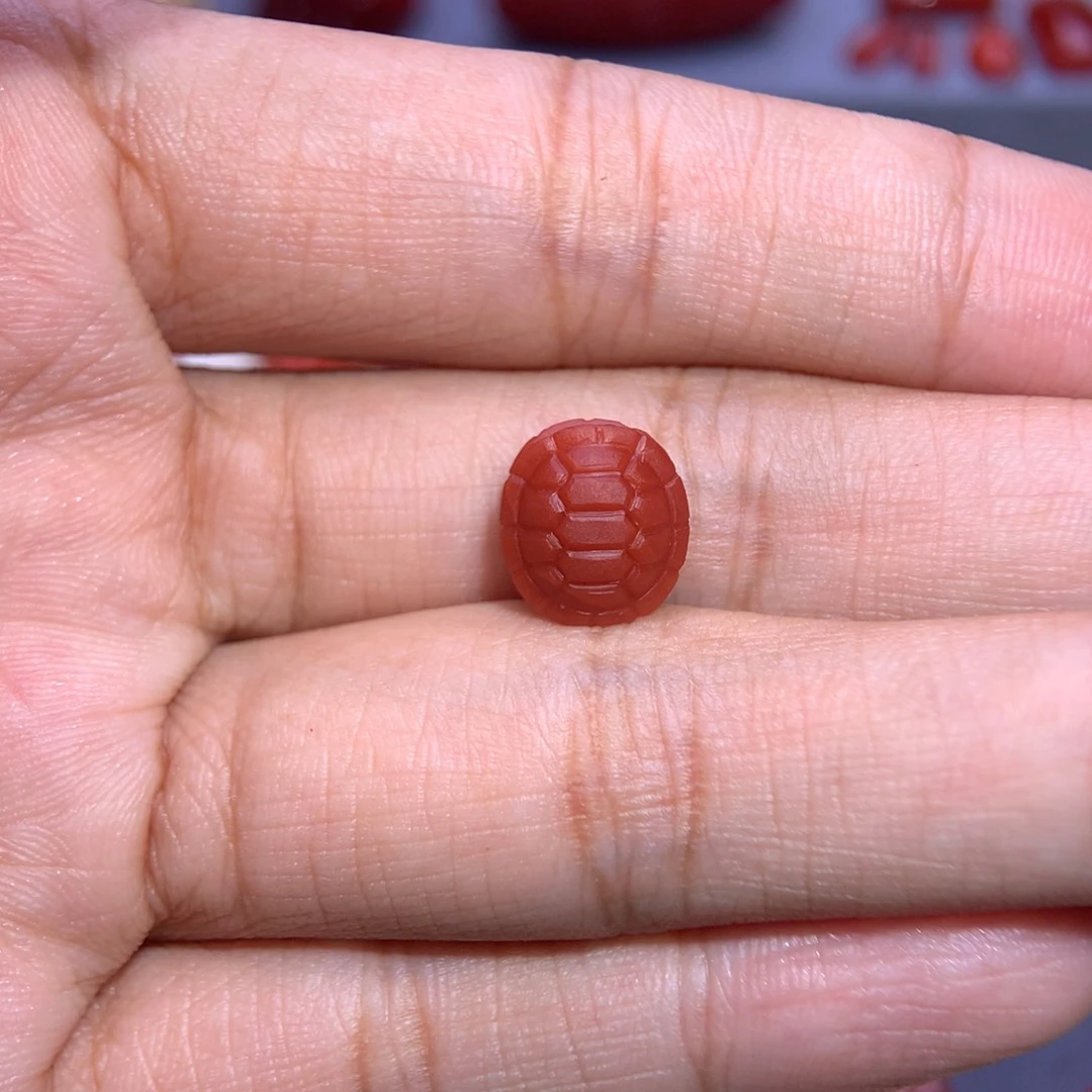南红玛瑙牛血富甲一方9.8未镶嵌纹