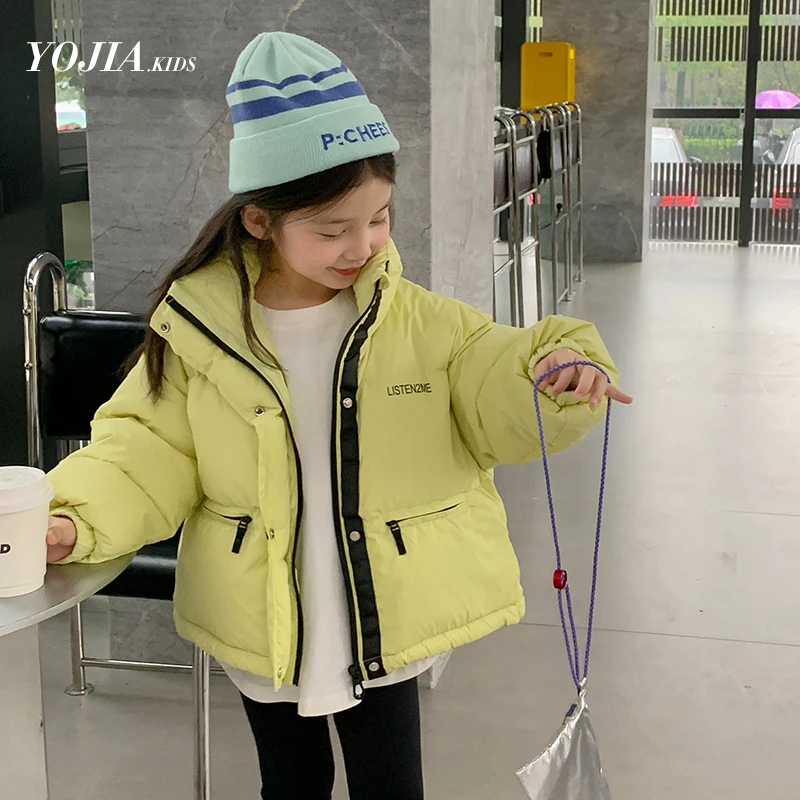 女童冬装羽绒服2024洋气90绒teflon三防女孩面包服保暖儿童外套