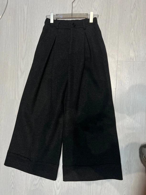 时尚百搭阔腿九分裤