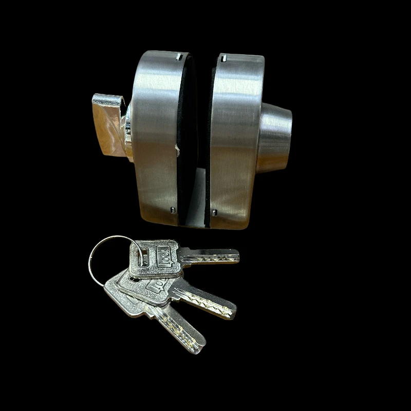 玻璃门地插 不锈钢插销单开双开（拍一发3）