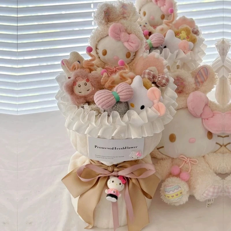 helloKitty凯迪猫生日礼物玩偶卡通花束送女生闺蜜礼物花束玩偶花