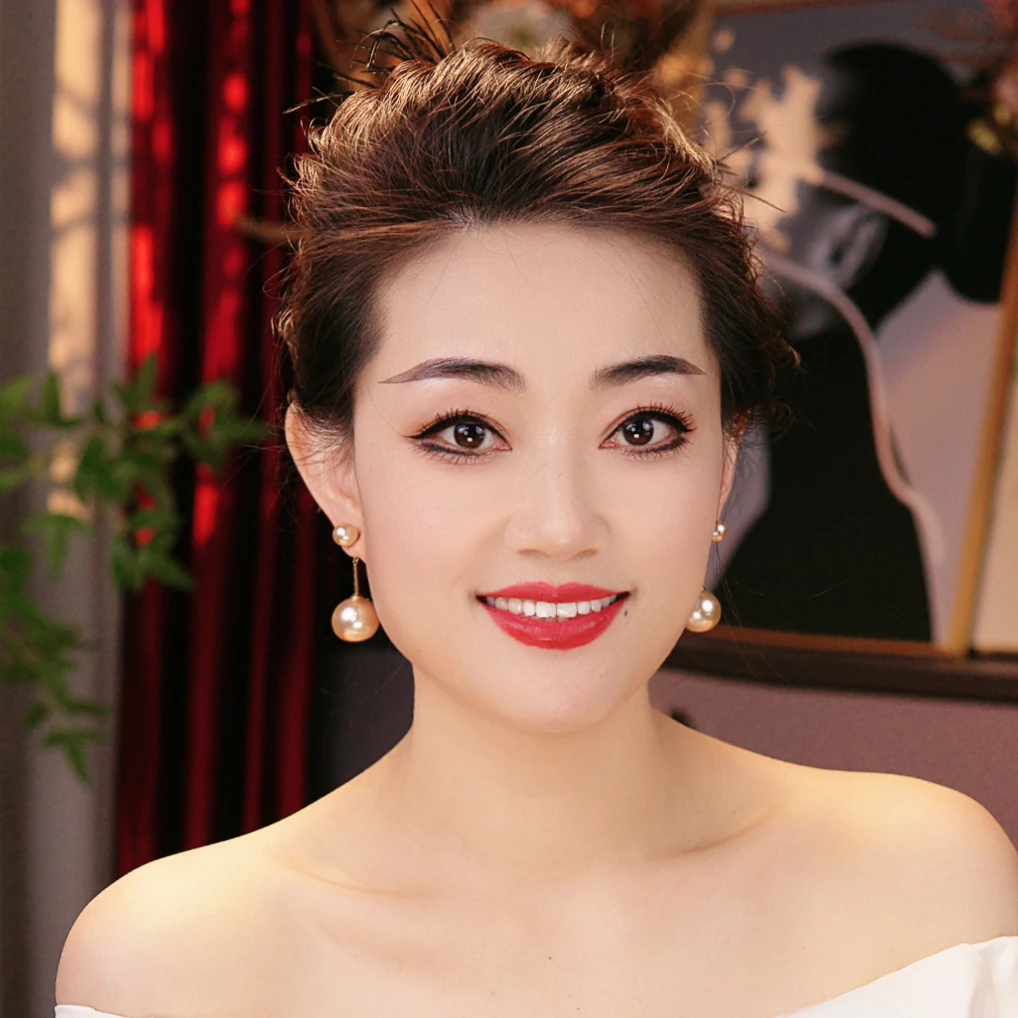 铜合金仿珍珠耳饰 E3071{大小姐}夏季名媛风优雅百搭款珠珠耳环