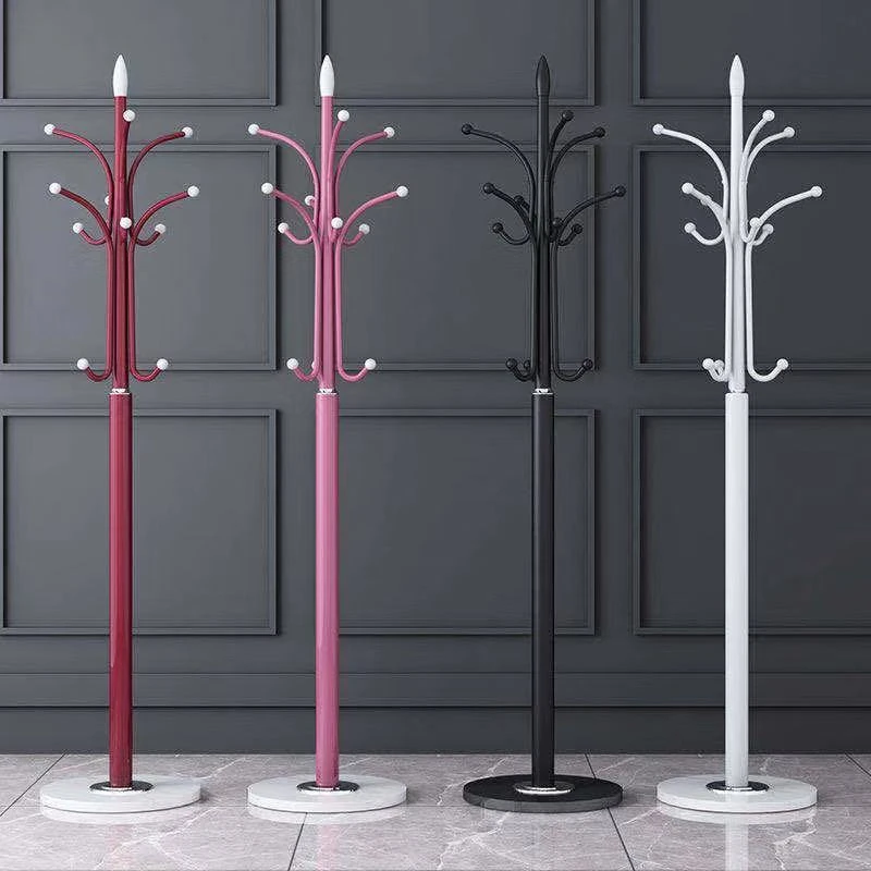 大理石金属衣帽架落地网红挂衣服架子卧室简易家用衣架置物架轻奢