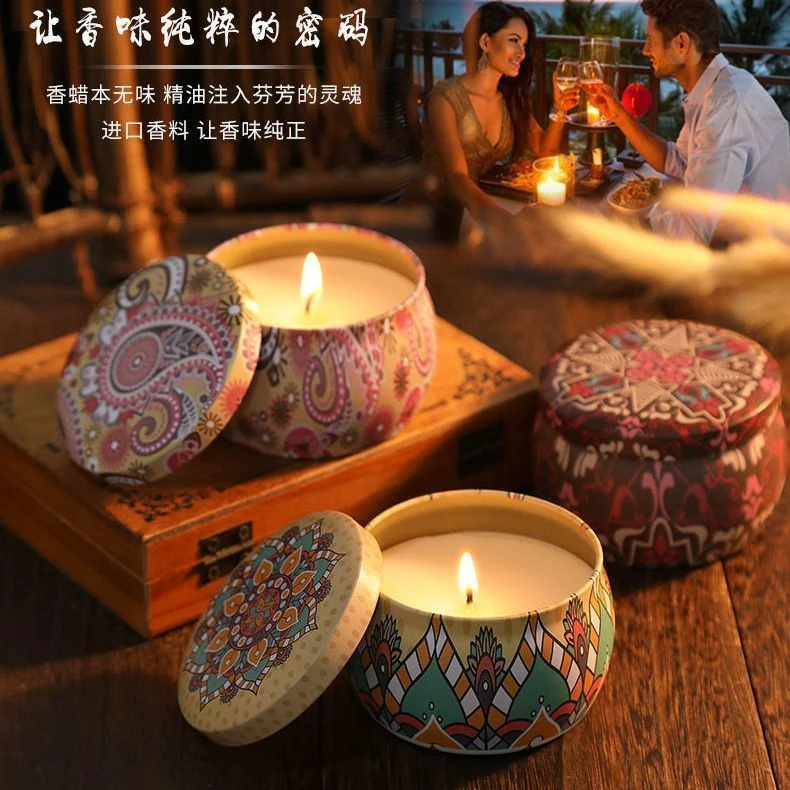 香薰蜡烛熏香高级卧室内持久房间无烟家用客厅生日送伴手礼物男女