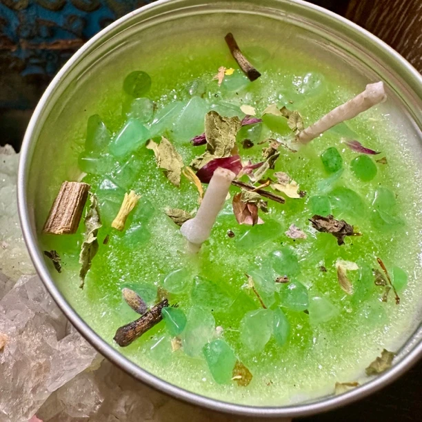 薄荷丰盛M铁罐蜡烛