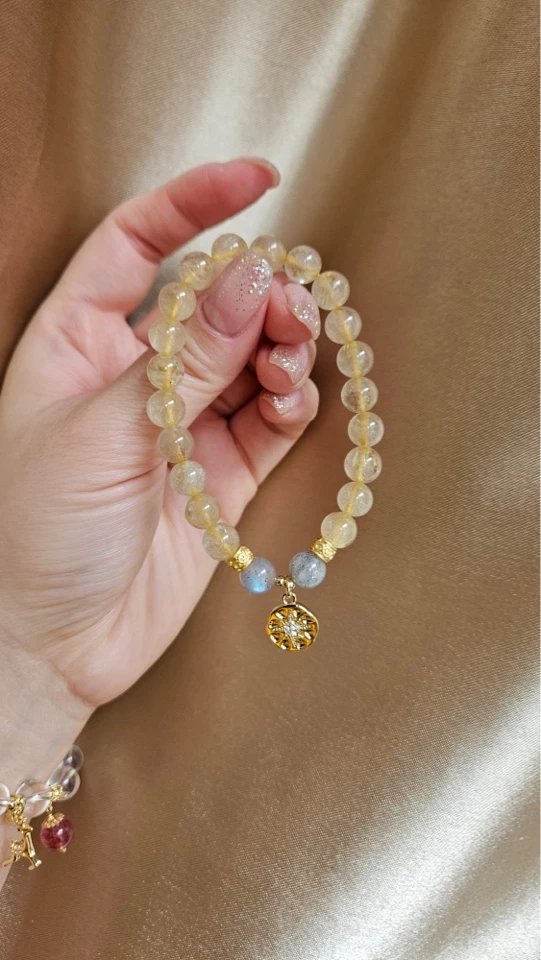 非金属手链 发发灰月情绪沟通魅力财手链（带清清）