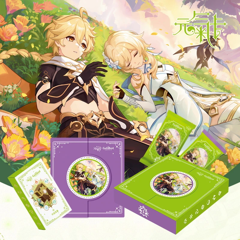 【欧8新人浮浮】元气卡神之眼第三弹国卡二创收藏卡牌（下单默认代拆