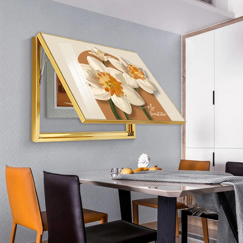 电表箱装饰画横版小清新电闸箱弱电箱配电箱遮挡挂画电源总开关画