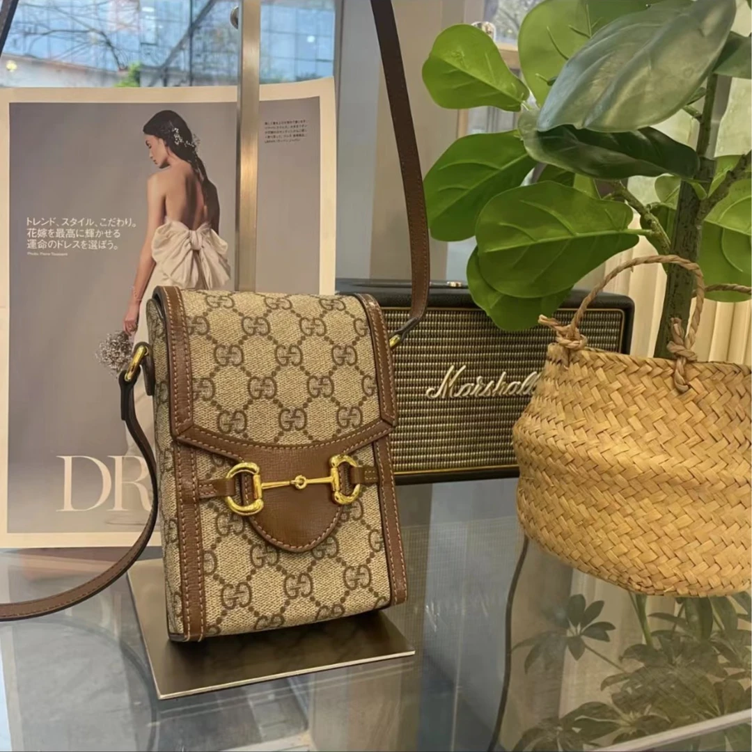 99新 GUCCI/古驰 Gucci 1955竖版手机包/无公价/甄选