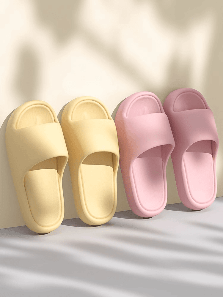 御芃 面包拖鞋情侣夏天网红软底浴室防滑外穿居家厚底潮流ins女士夏季