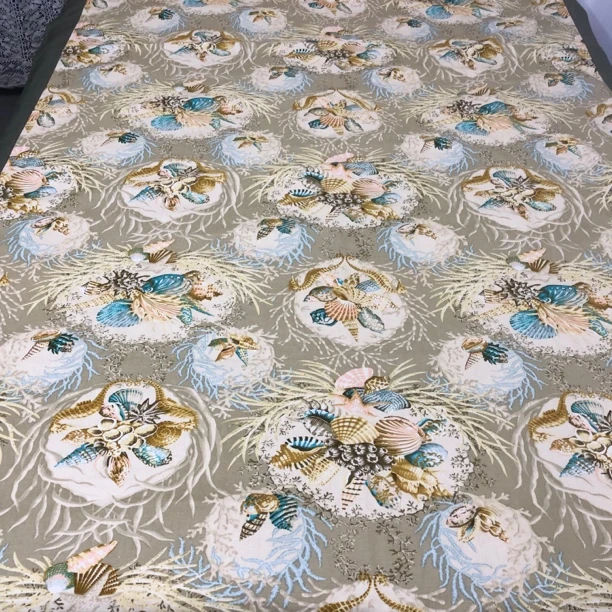 DZ246 汉麻贝壳花型被罩 150*200cm